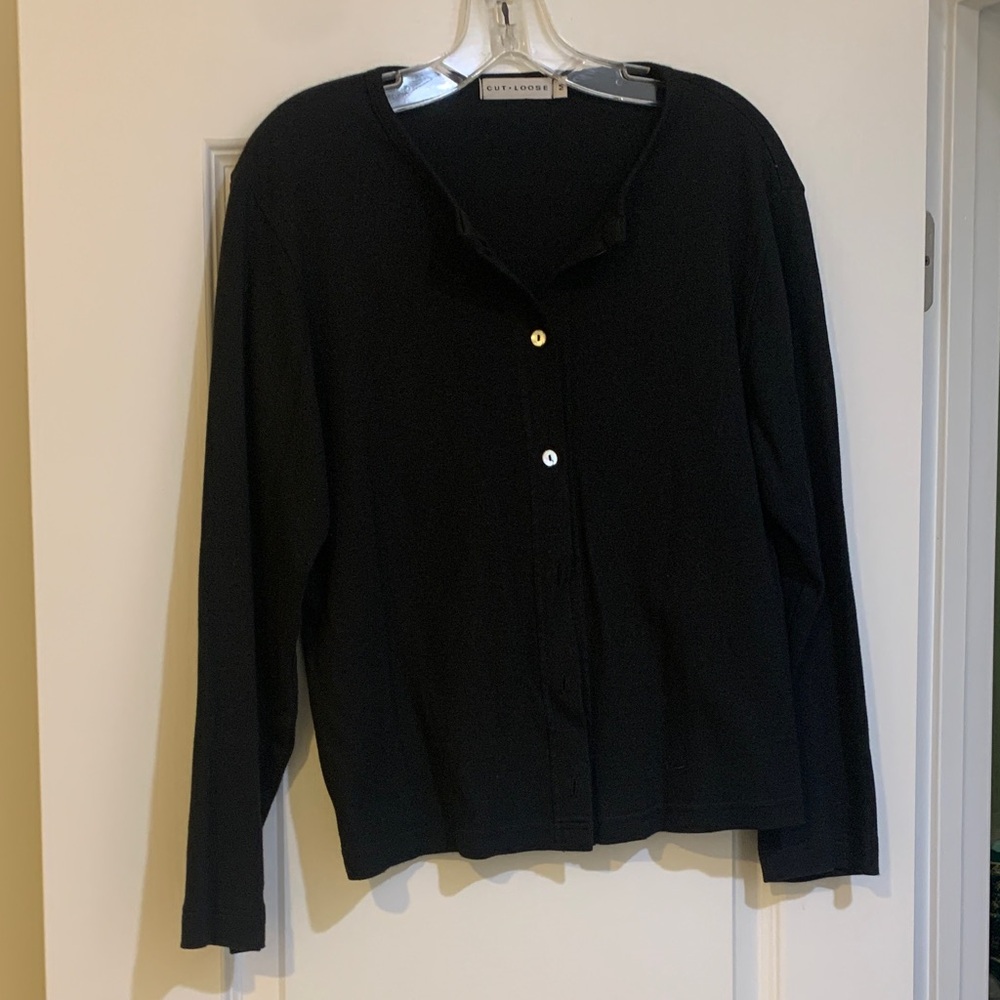 Cut Loose Women's Black Button Down Shirt